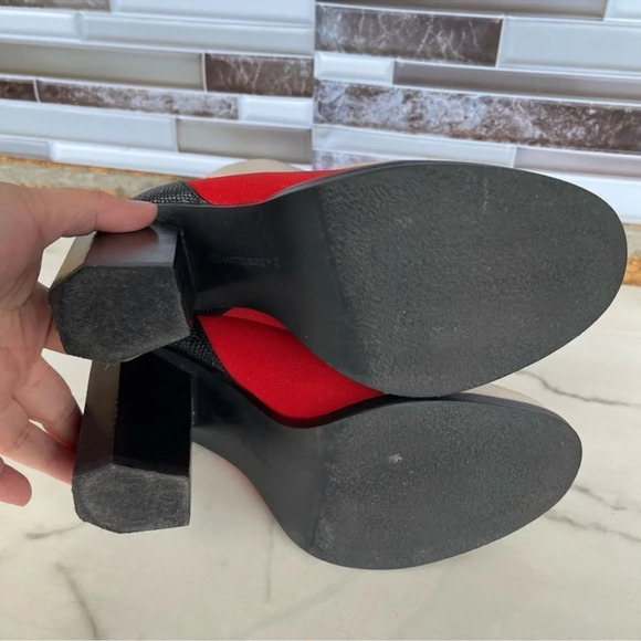 UNITED NUDE Tetra Mist/Hot Red/Black boots size 37/6.5 - Picture 4 of 8